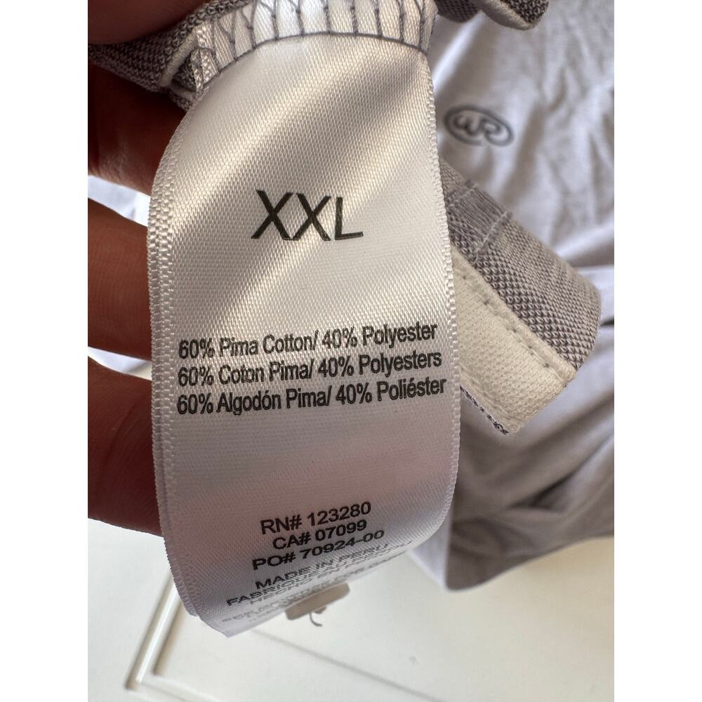 Travis Mathew Men's Grey "Wickenburg Ranch" Golf Shirt Size XXL - Picture 8 of 8